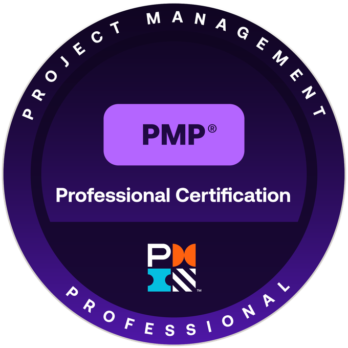 Project Management Professional certification badge