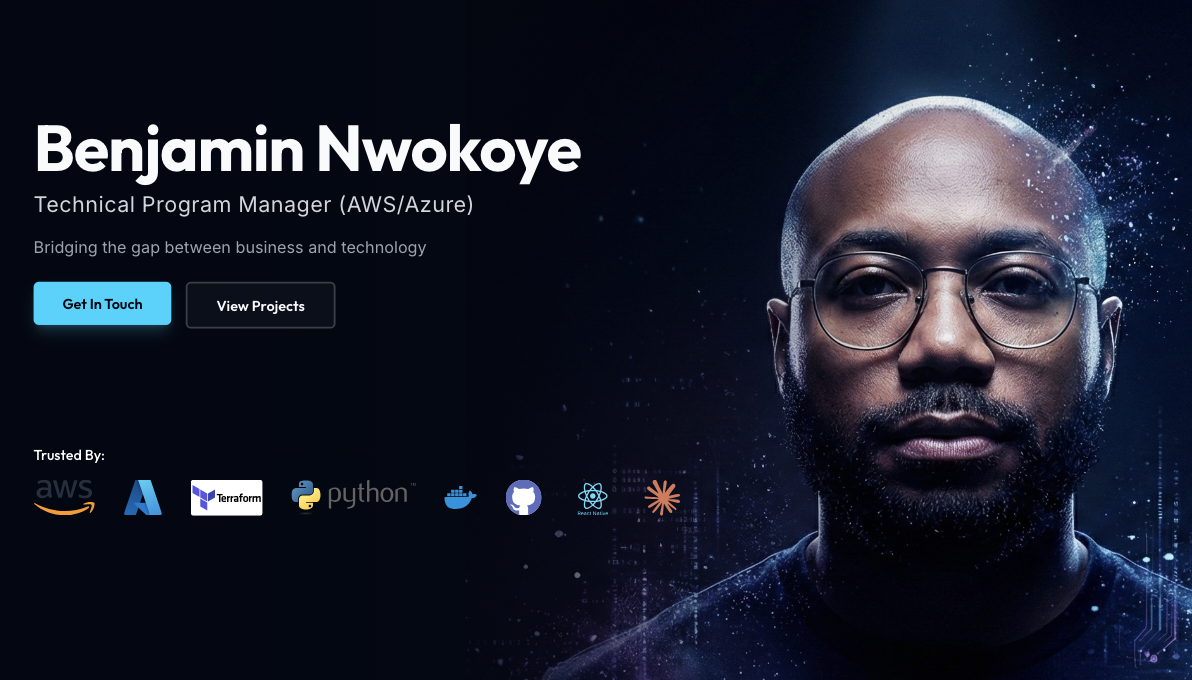 100% AI Prompted Portfolio Website